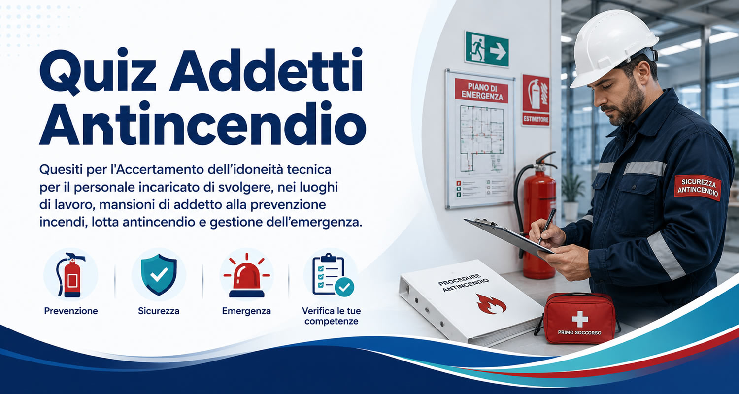 QUIZ di ANTINCENDIO