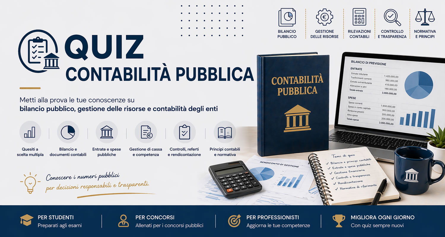 QUIZ di CONTABILITA' PUBBLICA