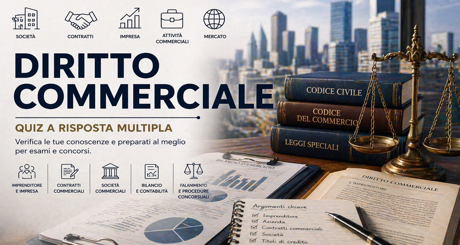 QUIZ di DIRITTO COMMERCIALE