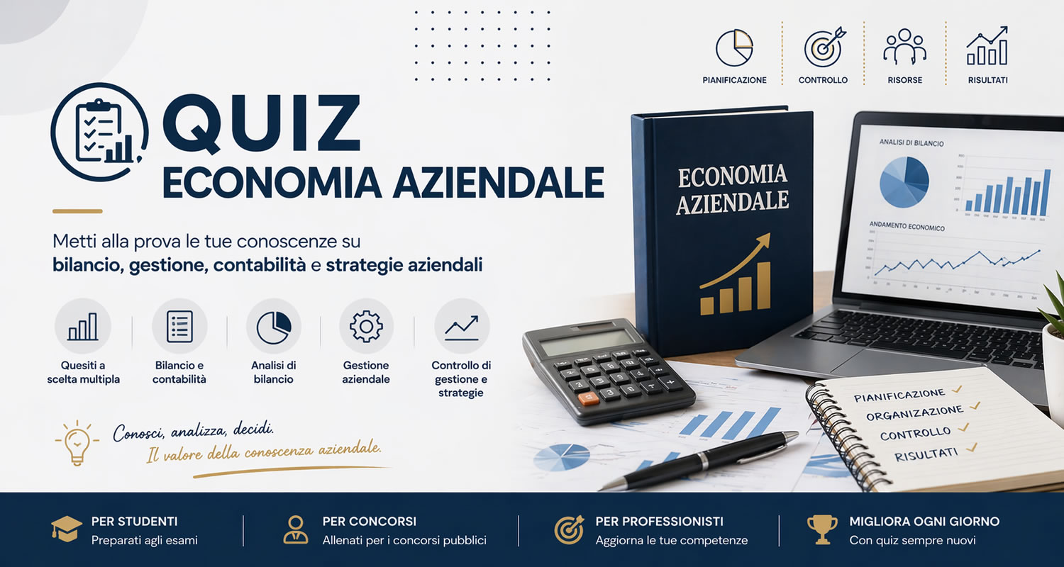 QUIZ di ECONOMIA AZIENDALE