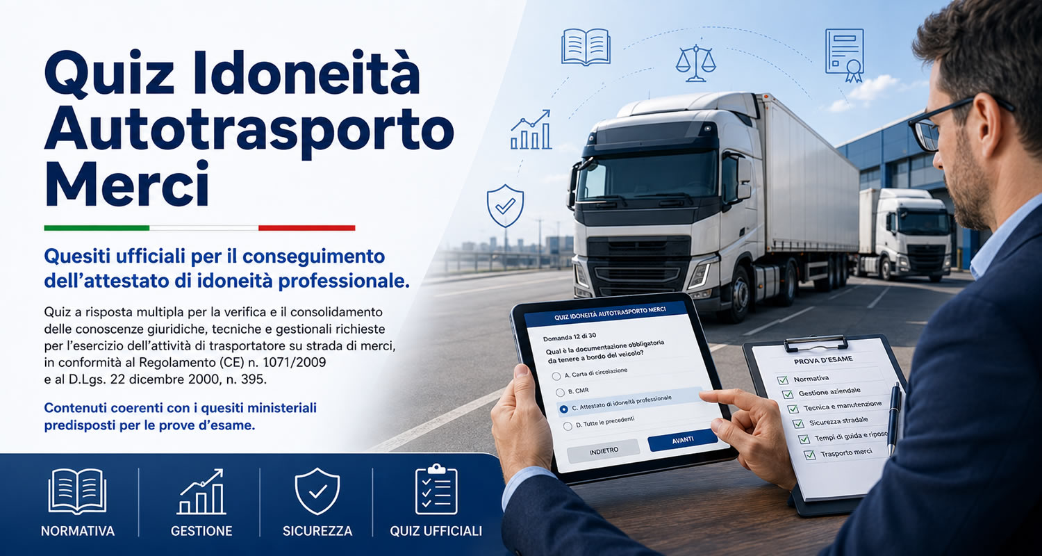 QUIZ di AUTOTRASPORTO MERCI