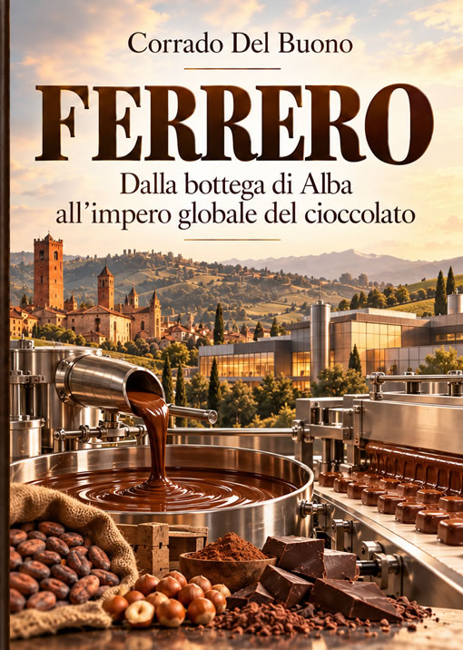 Copertina del libro FERRERO, la fabbrica dei desideri