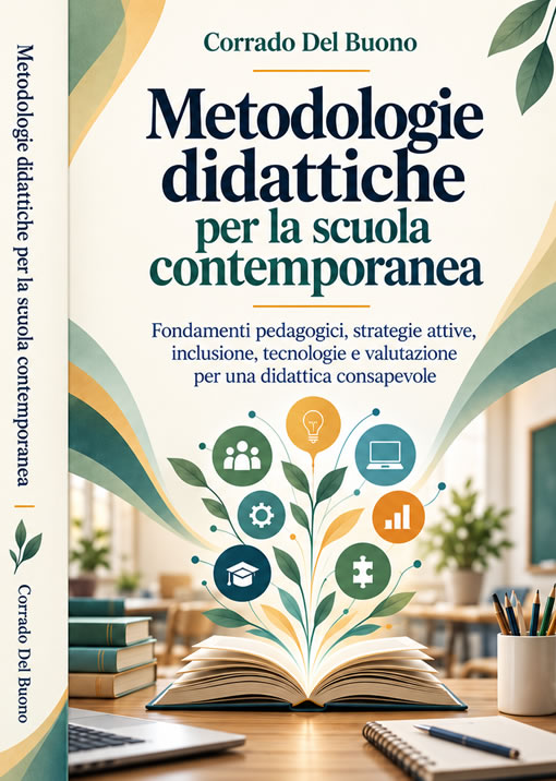 Copertina del libro Metodologie didattiche per la scuola contemporanea