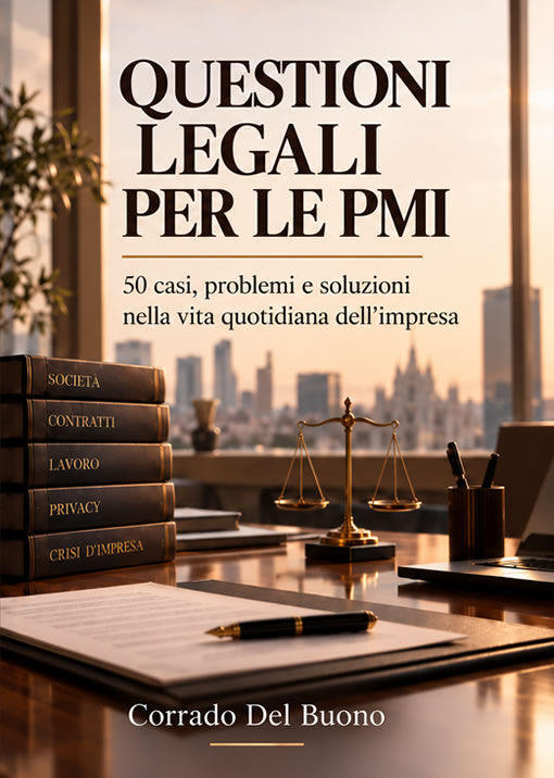 Copertina del libro Questioni legali per le PMI