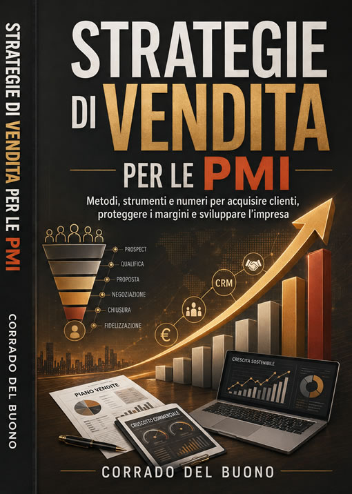 Copertina del libro Strategie di vendita per le PMI