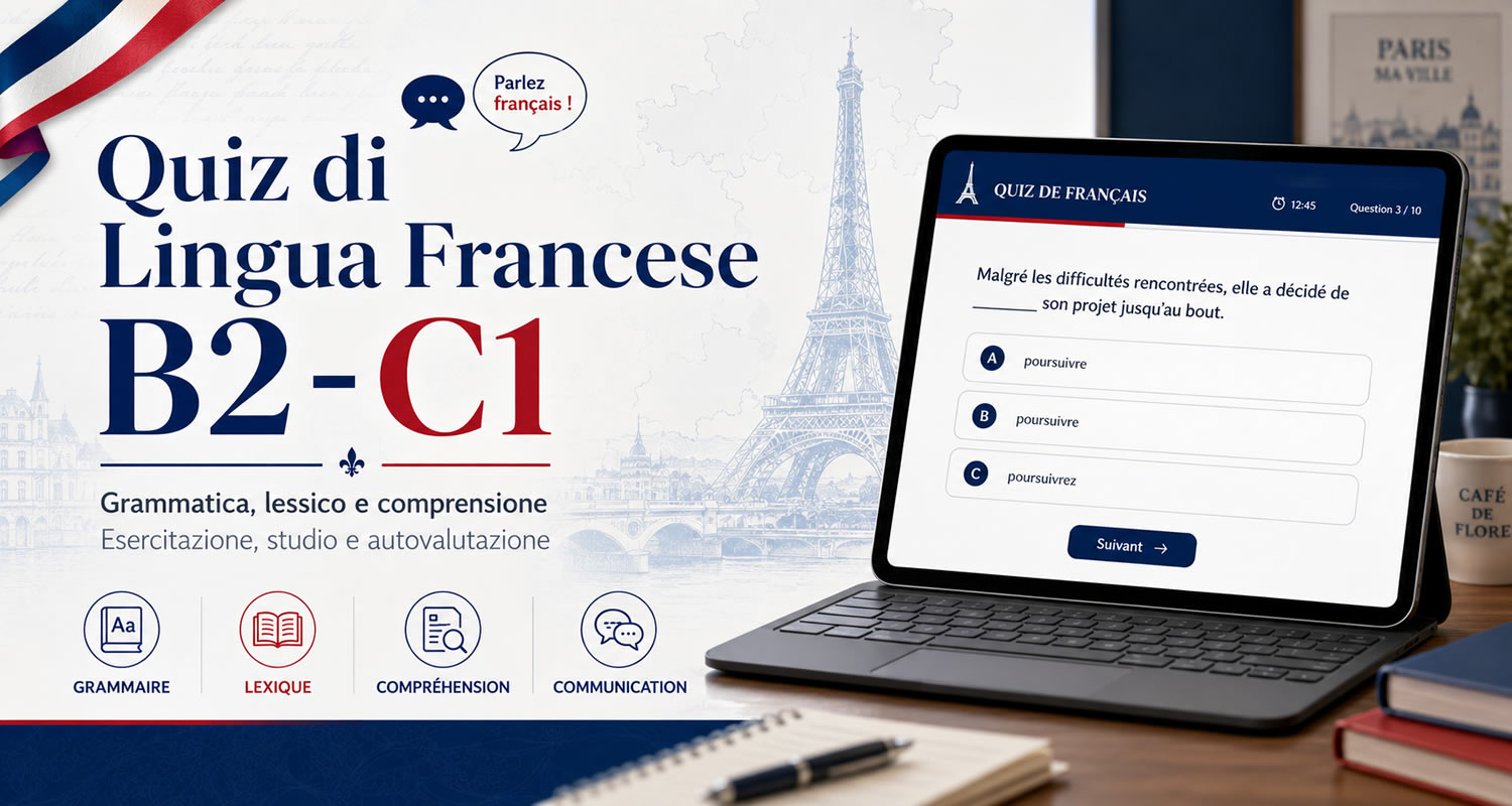 QUIZ di LINGUA FRANCESE