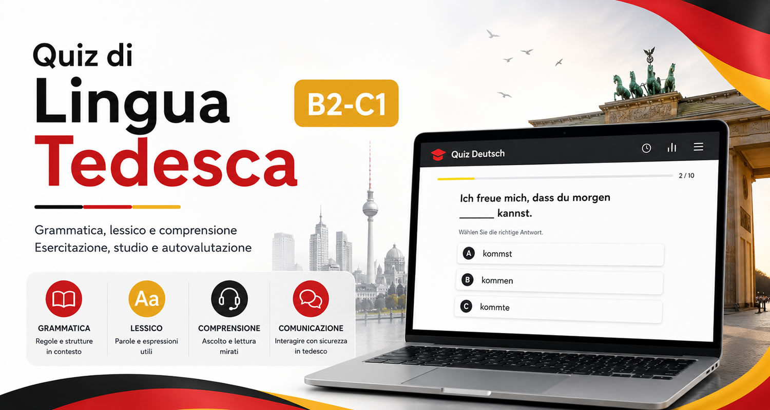 QUIZ di LINGUA TEDESCA (B2-C1)