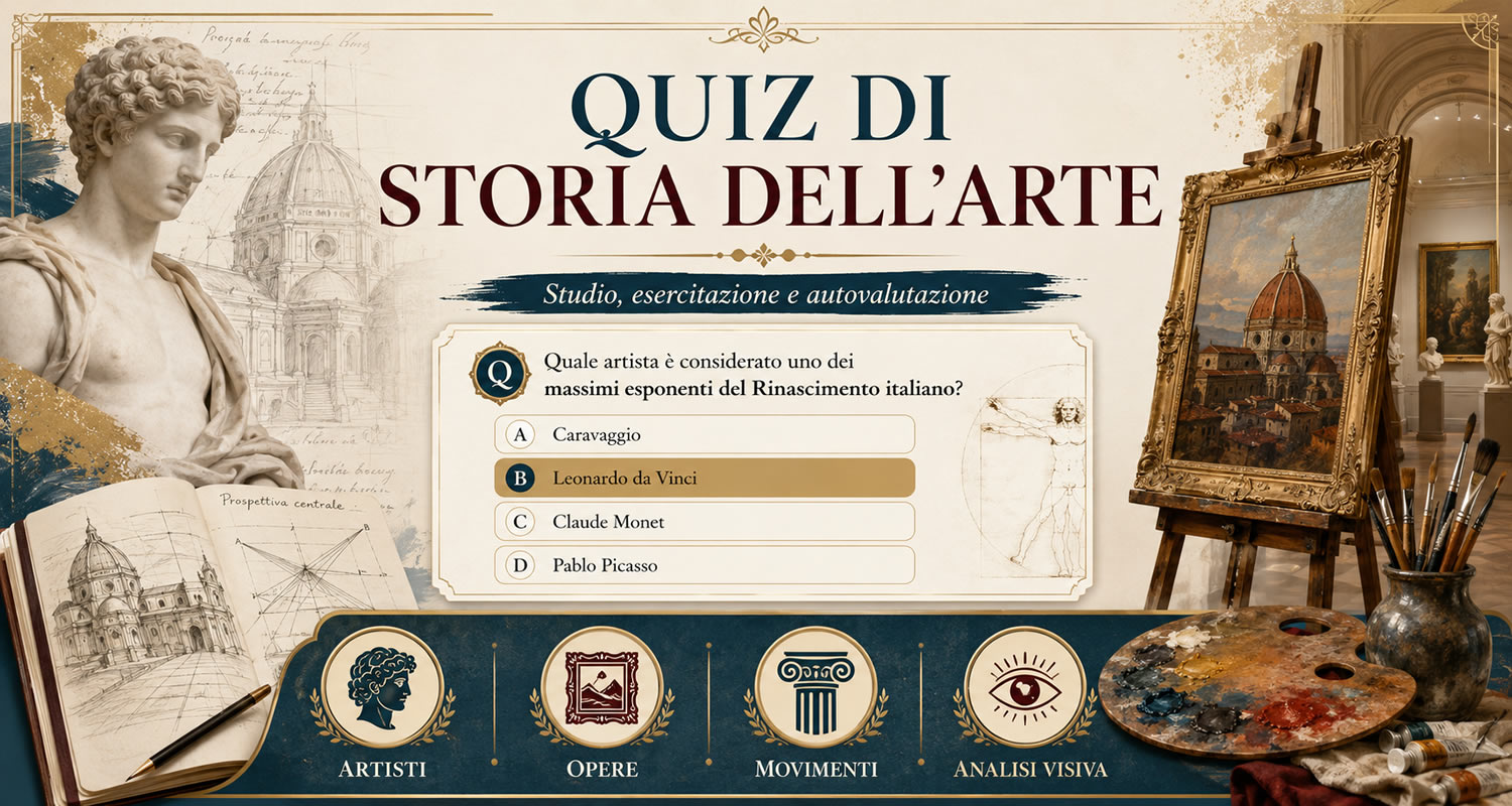 QUIZ di STORIA DELL'ARTE